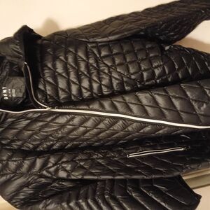 DKNY Black Quilted Jacket